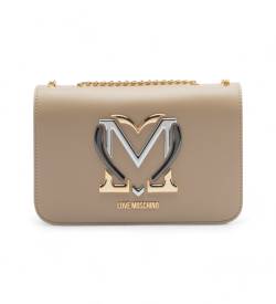 Love Moschino für Damen. JC4330PP0LKN0106 Herz Tasche beige (OSFA), Lässig, Party, Polyurethan von Love Moschino