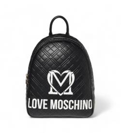 Love Moschino für Damen. JC4377PP0LKR100A Stepprucksack schwarz (OSFA), Lässig, Polyurethan von Love Moschino