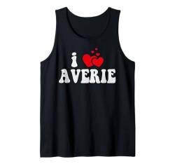 I Love Averie Lustiges Valentinstag-Herz Liebe Frauen Averie Tank Top von LoveThreads