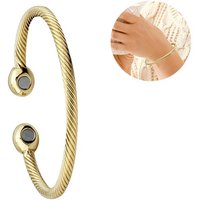 Lubgitsr Gliederarmband Magnetarmband Kupfer für Damen ArmbandSchmuck elegantes Zubehör (1-tlg) von Lubgitsr
