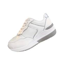 Luckywaqng und Wintermode Damen Sportschuhe Damen Laufschuhe Bequeme Freizeitschuhe Schuhe Damen Carina (White, 38) von Luckywaqng