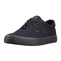 Lugz Herren Flip Classic Canvas Sneaker, Schwarz/Schwarz, 44.5 EU von Lugz