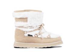 Snowboots LUHTA "NAUTTIVA MS" Gr. 37, beige (beige-white) Damen Schuhe Winterboots, Winterstiefel, Winterschuhe, wasserdicht und gefüttert von Luhta