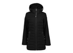 Steppjacke LUHTA "D STEPPJACKE ILOMANTSI" Gr. 36, schwarz, Damen, Obermaterial: 100% Polyester, Jacken von Luhta