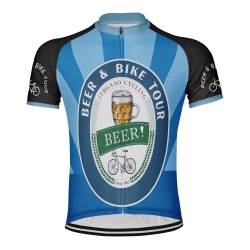 Luisbibe Customized Beer Bike Tour Männer Radfahren Jersey Kurzarm (DE/NL/SE/PL, Alphanumerisch, 3XL, Regular, Regular, MS1074) von Luisbibe