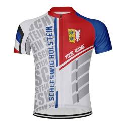 Luisbibe Customized Schleswig Holstein Männer Radfahren Jersey Kurzarm (DE/NL/SE/PL, Alphanumerisch, XL, Regular, Regular, MS3275) von Luisbibe