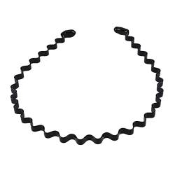 Lurrose 3st Federwellen-stirnband Männer Haarreifen Sport-stirnband Aus Metall Wellenhaarband Männer Sport-haarreifen Gewelltes Stirnband Für Männer Unisex-haarband Damen Haarnadel Spiral- von Lurrose