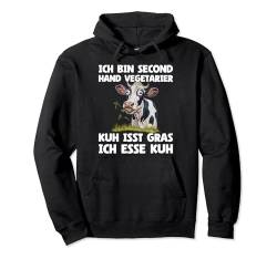 Ich bin Second Hand Vegetarier, Lustig Männer Sprüche Fun Pullover Hoodie von Lustig Witzig Spruch Herren Damen