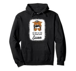 Sei Nett Zu Mir Ich Koche Dein Essen Frau Dutt Leopardenfell Pullover Hoodie von Lustig Witzig Spruch Herren Damen