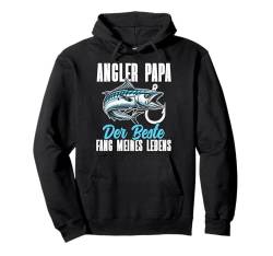 Angler Papa Der Beste Fang Meines Lebens Fischer Angelrute Pullover Hoodie von Lustige Angelrute Fischerhut für Männer