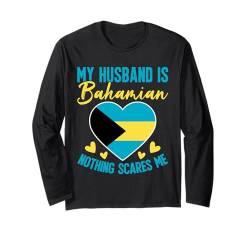 Bahamas Flagge Nassau Bahamas Langarmshirt von Lustige Bahamas Outfits & Bahamas Flagge Kleidung