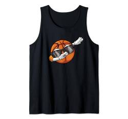 Basketball Design Männer Retro Basketballspieler Basketball Tank Top von Lustige Basketball Sprüche Basketball Kleidung