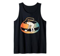 Curlingstein Wintersport Eisstockschießen Curling Tank Top von Lustige Curling Wintersport Bekleidung