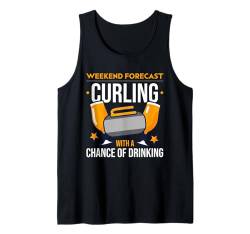 Curlingstein Wintersport Eisstockschießen Curling Tank Top von Lustige Curling Wintersport Bekleidung