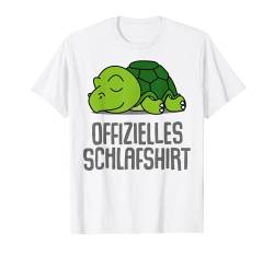 Offizielles Schlafshirt Herren Schildkröte Lustige Geschenke T-Shirt von Lustige Geschenke Damen Shirt Fun Lustige T-Shirts