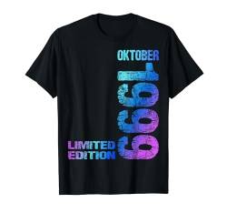 Limited Edition Oktober 1999 Mann Frau 25. Geburtstag T-Shirt von Lustige Geschenke zum 25. Geburtstag 1999