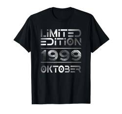 Limited Edition Oktober 1999 Mann Frau 25. Geburtstag T-Shirt von Lustige Geschenke zum 25. Geburtstag 1999