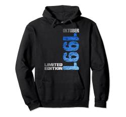 Limited Edition Oktober 1991 Mann Frau 33. Geburtstag Pullover Hoodie von Lustige Geschenke zum 33. Geburtstag 1991