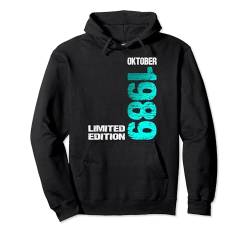 Limited Edition Oktober 1989 Mann Frau 35. Geburtstag Pullover Hoodie von Lustige Geschenke zum 35. Geburtstag 1989