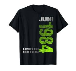 Limited Edition Juni 1984 Mann Frau 40. Geburtstag T-Shirt von Lustige Geschenke zum 40. Geburtstag 1984