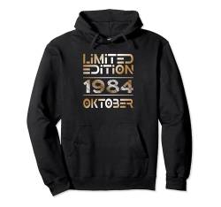 Limited Edition Oktober 1984 Mann Frau 40. Geburtstag Pullover Hoodie von Lustige Geschenke zum 40. Geburtstag 1984