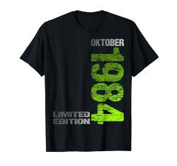 Limited Edition Oktober 1984 Mann Frau 40. Geburtstag T-Shirt von Lustige Geschenke zum 40. Geburtstag 1984