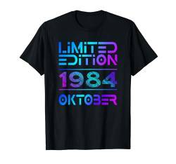 Limited Edition Oktober 1984 Mann Frau 40. Geburtstag T-Shirt von Lustige Geschenke zum 40. Geburtstag 1984