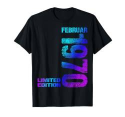 Februar 1970 Mann Frau 55. Geburtstag Limited Edition T-Shirt von Lustige Geschenke zum 55. Geburtstag 1970