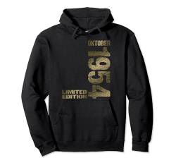 Limited Edition Oktober 1954 Mann Frau 70. Geburtstag Pullover Hoodie von Lustige Geschenke zum 70. Geburtstag 1954