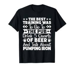 Powerlifting Bodybuilder sprechen über Pumping Iron Gym T-Shirt von Funny Weight Lifting Shirts For Men Women Gift