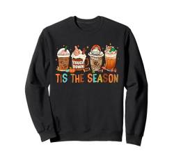 Halloween Outfit Kürbis Kaffeebecher Kaffee Football Herbst Sweatshirt von Lustige Halloween Kostüme Shirts