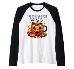 Kürbis Kaffee Kaffeetasse Kürbis Tasse Halloween Raglan von Lustige Halloween Kostüme Shirts