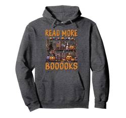 Lustiges Halloween Outfit Bücherregal Read More Books Pullover Hoodie von Lustige Halloween Kostüme Shirts