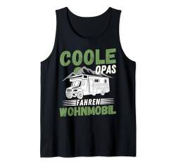 Herren Camper Caravan Camping Spruch Coole Opas fahren Wohnmobil Tank Top von Lustige Herren Opa Camper Wohnmobil Geschenke Mann