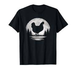 Mond Huhn Hühnerliebhaber Hühner Landwirt Herren Damen T-Shirt von Lustige Hühner Bekleidung Damen Herren Kinder