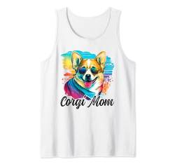 Welsh Corgi Hund Design I Corgi Mom I Corgi Tank Top von Lustige Hunde Sprüche