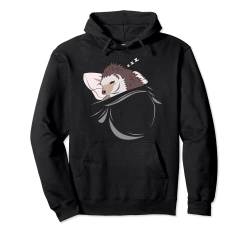 Igel schläft Schlummer Schlafanzug Oberteil Geschenk Igel Pullover Hoodie von Lustige Igel Sachen für Damen, Herren & Kinder