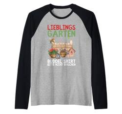 Lieblings Garten Buddel Shirt Lustig Hobbygärtner Gärtner Raglan von Lustige Pflanze Gärten Gartenarbeit Kleidung