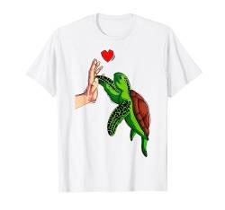 Schildkröten Liebe Kinder Mädchen Damen Schildkröte T-Shirt von Lustige Schildkröten Liebhaber Geschenk