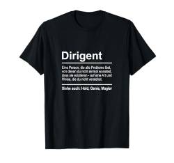 Dirigent T-Shirt von Lustige Shirts & Geschenke