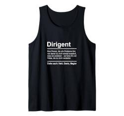 Dirigent Tank Top von Lustige Shirts & Geschenke