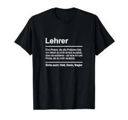 Lehrer T-Shirt von Lustige Shirts & Geschenke