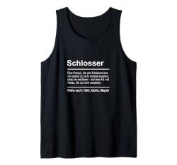 Schlosser Tank Top von Lustige Shirts & Geschenke