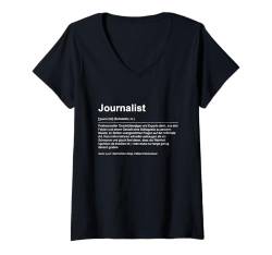 Damen Investigativer Journalist Spruch - Rechercheur der Wahrheit T-Shirt mit V-Ausschnitt von Lustige Sprüche Designs für Mann & Frau