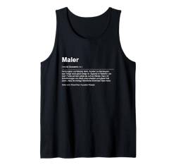 Farbenfroher Maler Spruch - Gestalter von Wänden und Tank Top von Lustige Sprüche Designs für Mann & Frau