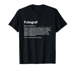 Kreativer Fotograf Spruch - Einfänger von Momenten T-Shirt von Lustige Sprüche Designs für Mann & Frau