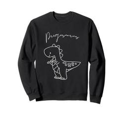 Pregosaurus Baby Ankündigung für Schwangere Dinosaurier Sweatshirt von Lustige Sprüche für werdende Eltern Schwanger