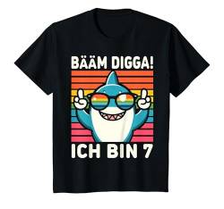 Kinder Bääm Digga! Ich bin 7 Jahre 7. Geburtstag Junge T-Shirt von Lustige Sprüche & Geschenke ARTIPALATI