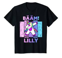 Kinder Bääm! Ich Bin Lilly Name Vorname Geburtstag T-Shirt von Lustige Sprüche & Geschenke