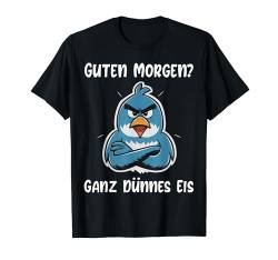 Ironisch Geschenke Pinguin Morgenmuffel Müde Büro Humor Faul T-Shirt von Lustige Tshirt Humor Sarkasmus Ironisch Witzig